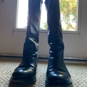 Frye Melissa button knee high boots